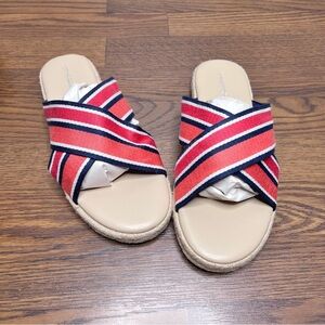 Lane Bryant Dream Cloud Criss-Cross Espadrille Slide size 10